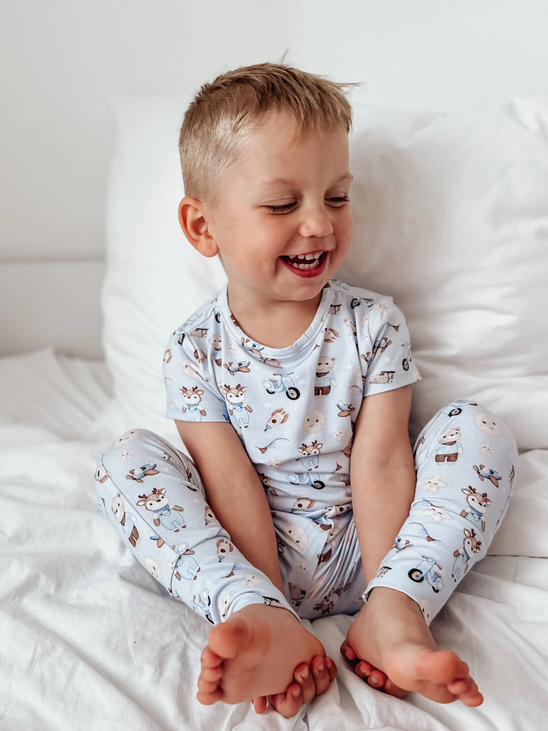 Piżamka dwuczęściowa - wyprawy z misiem